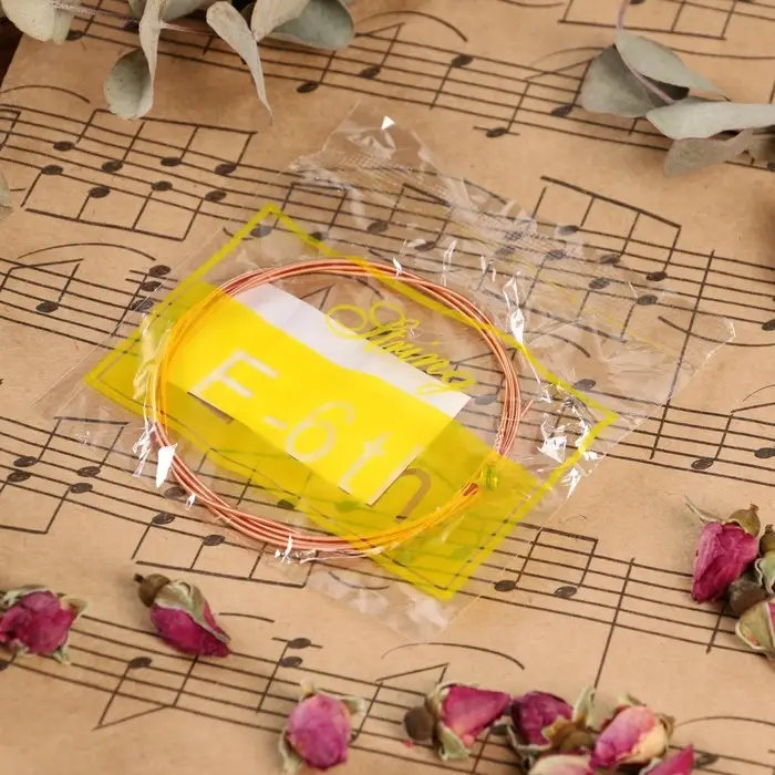 Струна для акустической гитары Music Life, №6, толщина 052, сталь