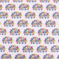 Бумага упаковочная глянцевая &laquo;С Днём рождения&raquo;, 70 &times; 100 см