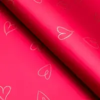 Пленка для цветов и букетов, в листах, 57х57&plusmn;1 см, красный, 65 мкм