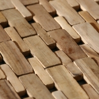 Коврик из тикового дерева, 40х30х0,7 см