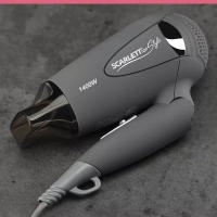 Фен SC-074, мощность 1400Вт, серый