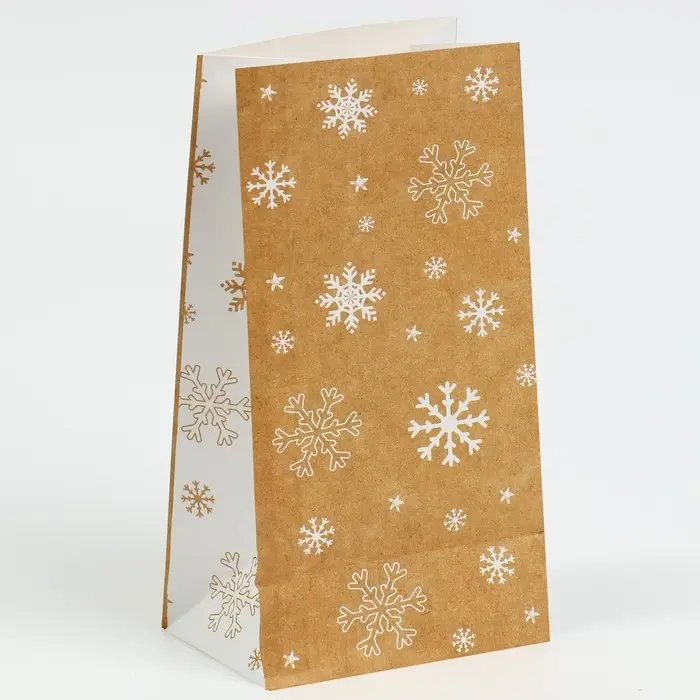 Пакет без ручек &laquo;С Новым годом! Радости и счастья!&raquo;, 10 х 19.5 х 7 см