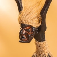 Сувенир "Абориген парашютист" дерево, кокос, 8х6х33 см