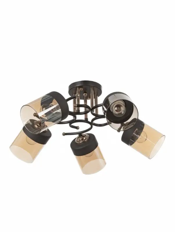 Люстра "Элла" 5хЕ27 40Вт черный 70х70х27 см