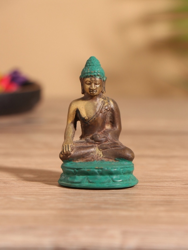 Сувенир бронза "Будда" 3х4х6 см