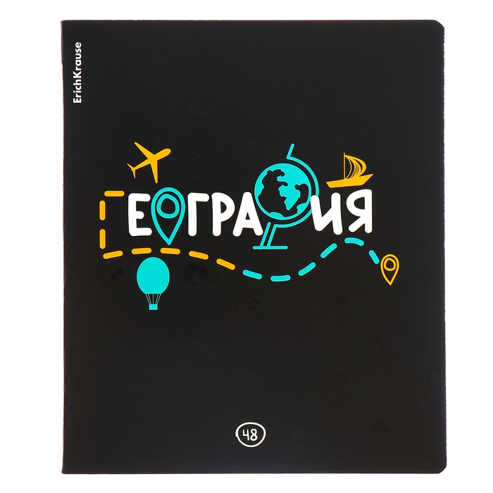 Набор предметных тетрадей 48 листов, ErichKrause Inscription, 12 шт.