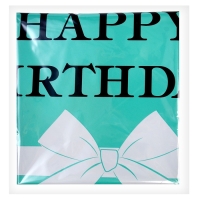 Воздушный шар фольгированный 18" &laquo;HBD бантик&raquo; круг