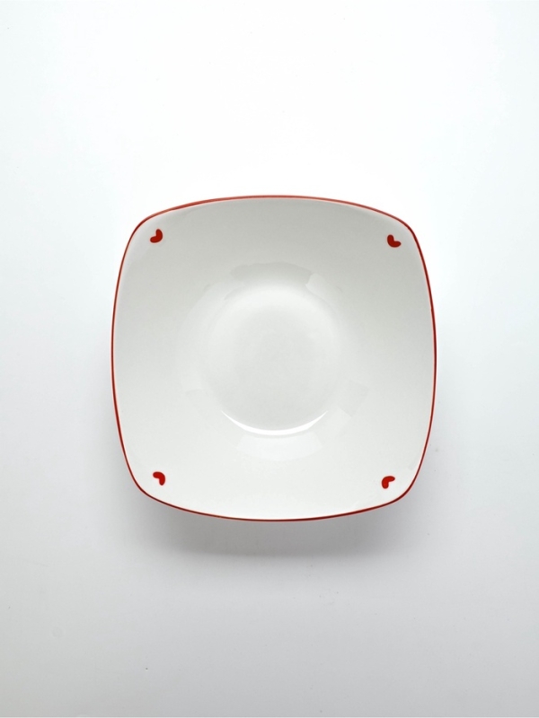 Тарелка керамическая глубокая Dolce Ceramo. &laquo;Любовь в деталях&raquo;, 17,5 х 17,5 х 5,5 см