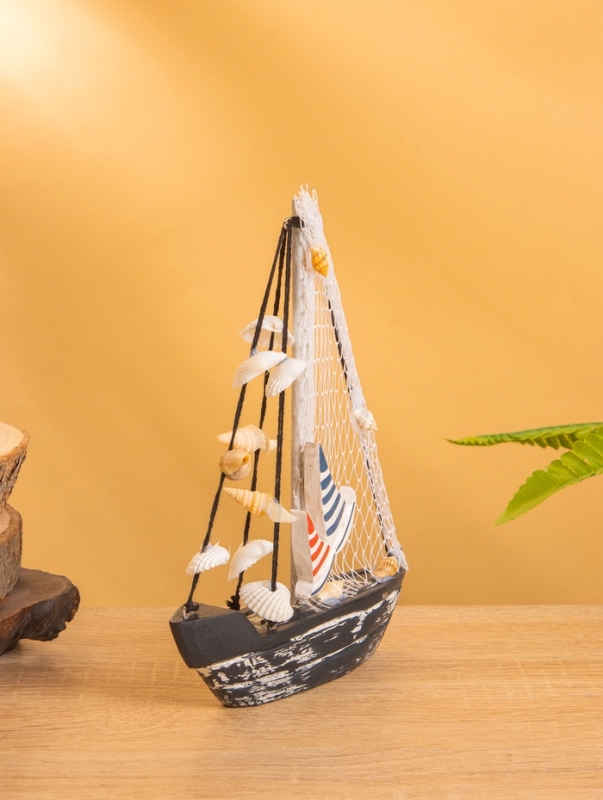 Сувенир "Кораблик с ракушками", 13х3х18 см