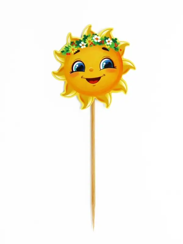 Украшение для блинов на масленицу &laquo;Солнышко&raquo;, 6&times;19 см