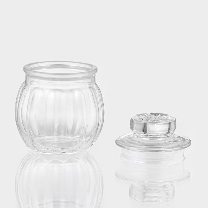 Банка для хранения сыпучих &laquo;Тыковка&raquo;, 200 мл, 8&times;10 см, стекло