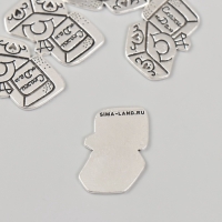 Декор металл для творчества "Кольцо в коробочке - Скажи "Да"" набор 5 шт 2,2х2,5 см