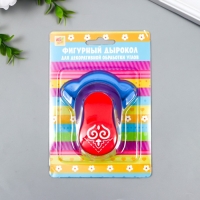 Дырокол фигурный для углов "Букет" вырубка 2,5 см 8х8 см