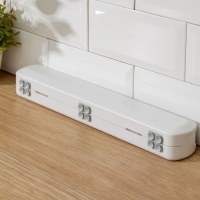 Диспенсер для пищевой плёнки Доляна, 37,3&times; 6,5&times;5,3 см, цвет белый