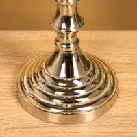 Подсвечник "Кубок" 13х13х43 см, алюминий, цв. серебро