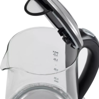 Чайник HYK-G8406 1,7л 2200Вт прозрачный (металл)