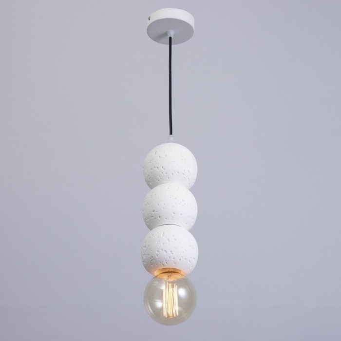 Светильник BayerLux "Сноу-3" Е27 40Вт белый 10х10х35-100см