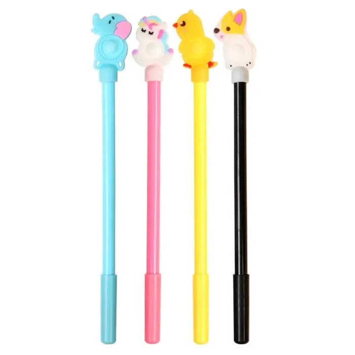 Ручка - прикол гелевая Calligrata &laquo;Зверьки&raquo;, МИКС