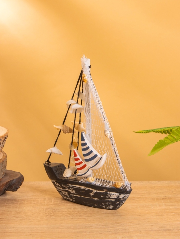 Сувенир "Кораблик с ракушками", 13х3х18 см