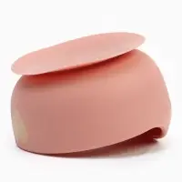 Тарелка детская на присоске и ложка, розовый, Mum&Baby