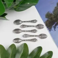 Сувенир кошельковый металл "Ложка резная" (В28849) 5х1,1 см