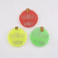 Иглы швейные в пластиковой коробочке, 24 шт., МИКС