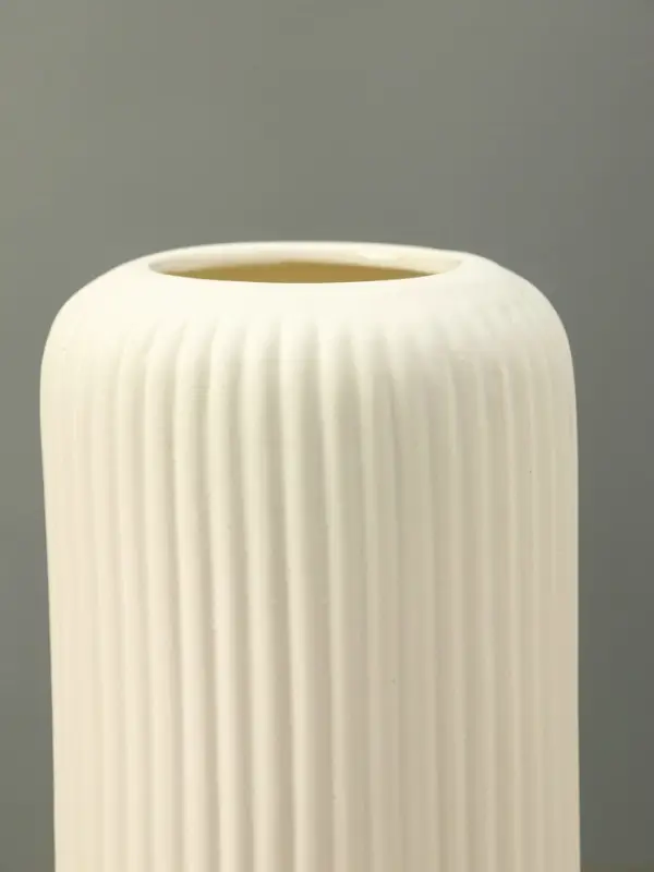 Ваза керамика настольная "Флоранс классик" 20х9,5х7 см, белый