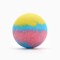 Бомбочка для ванны &laquo;Фруктовая радуга&raquo;, 130 г, аромат тропических фруктов, BEAUTY FOX