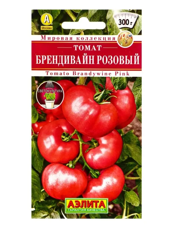 Семена Томат Брендивайн розовый Ср Мировая коллекция, Ц/П,20 шт.