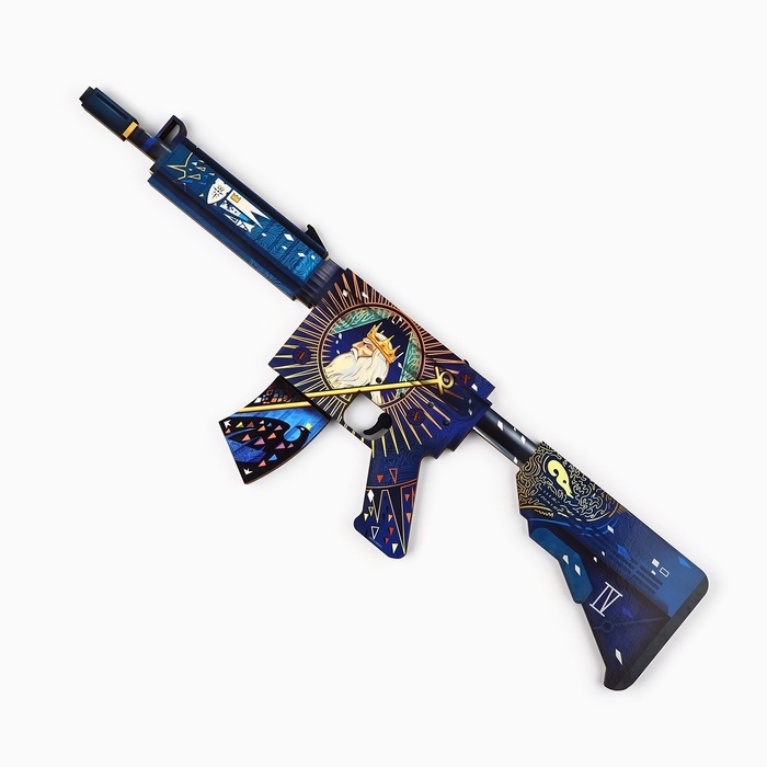 Деревянное оружие, детское сувенирное &laquo;Император&raquo;, автомат, пистолет, нож охотничий, набор 3 шт