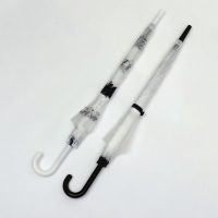 Зонт - трость полуавтоматический, &laquo;Funny kitten&raquo;, 8 спиц, R = 47/55 см, D = 110 см, цвет МИКС