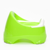 Горшок детский антискользящий &laquo;Бэйби-Комфорт&raquo; с крышкой, съёмная чаша, цвет салатовый