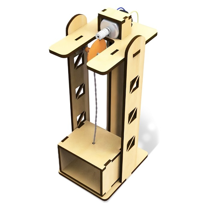Конструктор электронный &laquo;Лифт&raquo;, работает от батареек