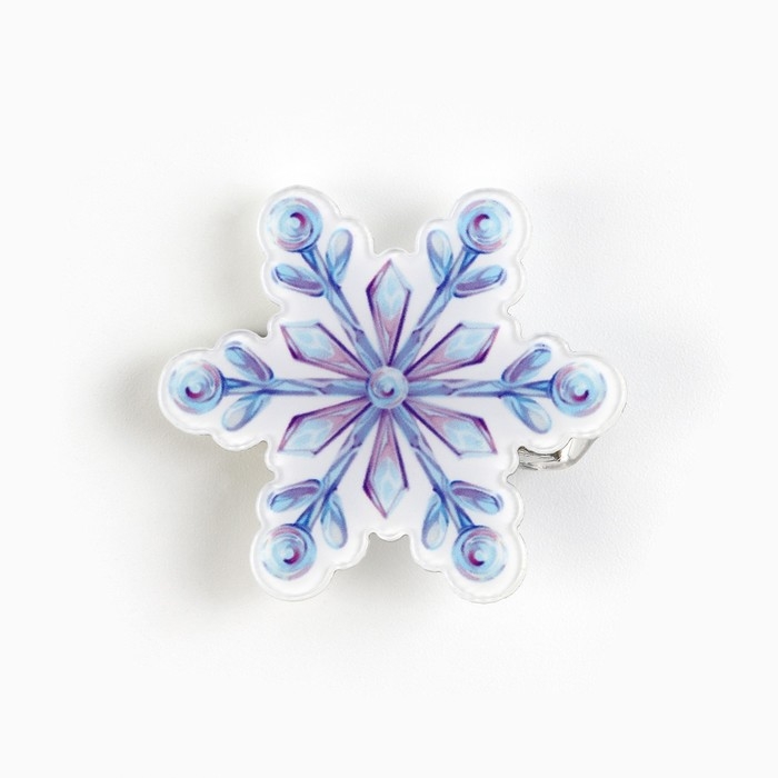 Заколка и крабики для волос новогодние &laquo;Единорог&raquo; на Новый год, 10 х 10,4 см