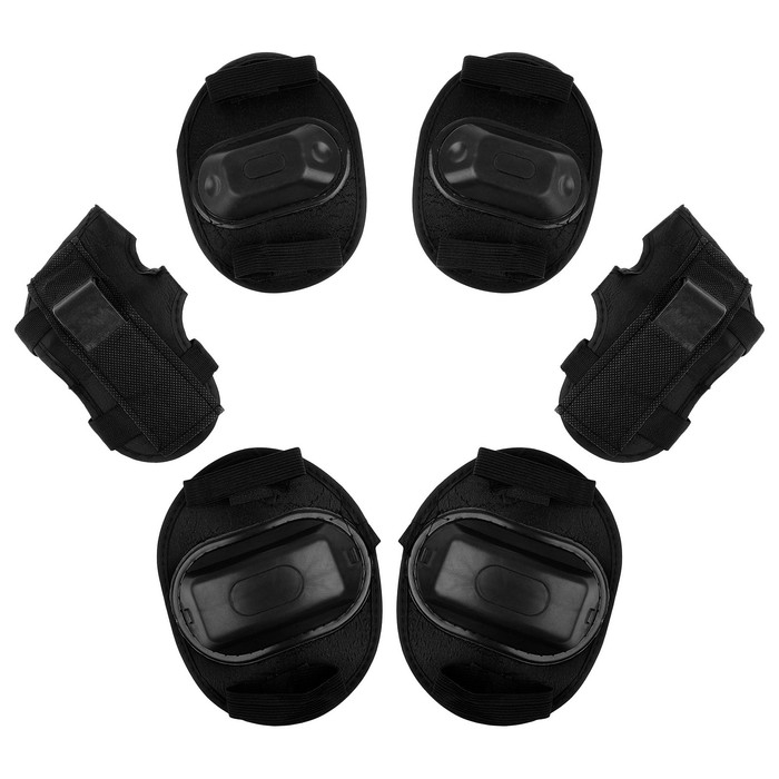 Защита роликовая ONLYTOP, р. S, цвет чёрный