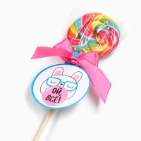 Леденец на палочке &laquo;Ой, всё&raquo;, вкус: вишнёвый сок, 15 г.