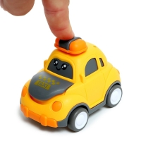 Машина инерционная &laquo;Глазки&raquo;, работает от нажатия, МИКС