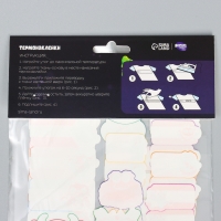 Термобирки для одежды. Набор именных термонаклеек для маркировки детских вещей &laquo;Яркие монстрики&raquo;, 52 шт