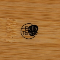 Набор фарфоровый для специй на бамбуковой подставке BellaTenero &laquo;Тепло сердец&raquo;, 2 предмета: солонка 75 мл, перечница 75 мл, цвет белый