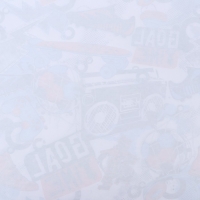 Бумага упаковочная глянцевая Футбол", 70 &times; 100 см,1 лист