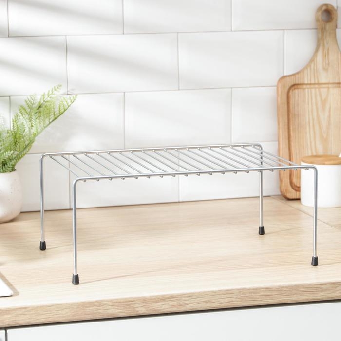 Полка для шкафа, 35,5&times;22&times;13 см, цвет хром