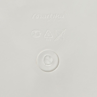 Корзина бельевая с крышкой &laquo;Молетта&raquo;, 45 л, 43&times;32&times;48 см, цвет светло-серый