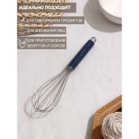 Венчик для взбивания Доляна &laquo;Галактика&raquo;, 26&times;6 см, цвет синий