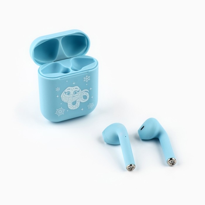 Наушники беспроводные новогодний подарок &laquo;Новый год: Змейка&raquo;, модель LV-148, 9,7 х 9,7 см