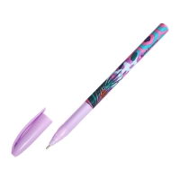 Ручка шариковая ErichKrause U-109 Stick&Grip Tropical, узел 1.0 мм, чернила синие, резиновый держатель, длина линии письма 1000 метров