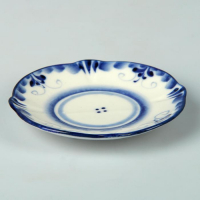 Блюдце &laquo;Силуэт&raquo;, 9х9х1 см, гжель