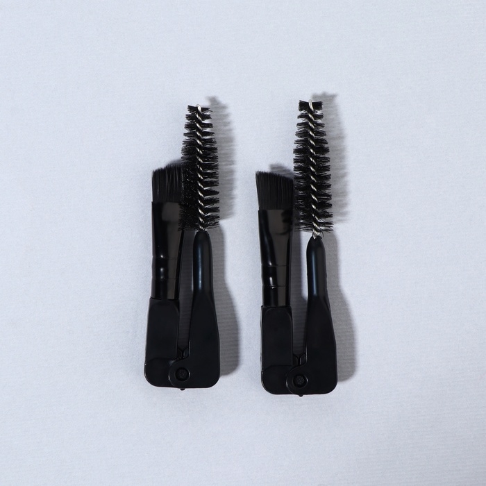 Набор кистей для макияжа &laquo;МИНИ&raquo;, 2 шт, цвет чёрный