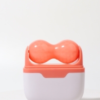 Криомассажёр для лица 2 в 1, 10 &times; 8 см, цвет бежевый