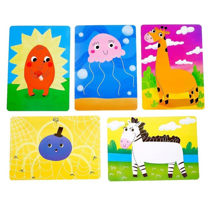 Развивающий набор с пластилином &laquo;Закончи картинку&raquo;