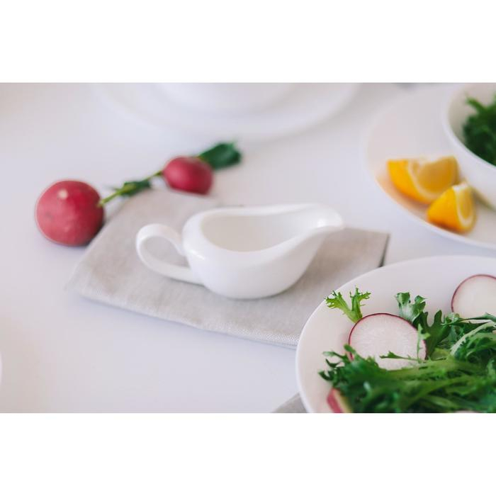 Соусник фарфоровый Wilmax, 100 мл, 13&times;6&times;5 см, цвет белый